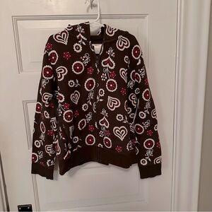 Gymboree girls size 10-12 zip sweatshirt